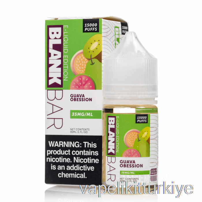 Vape Elektronik Sigara Guava Obsession - Boş Bar Tuzları - 30ml 50mg